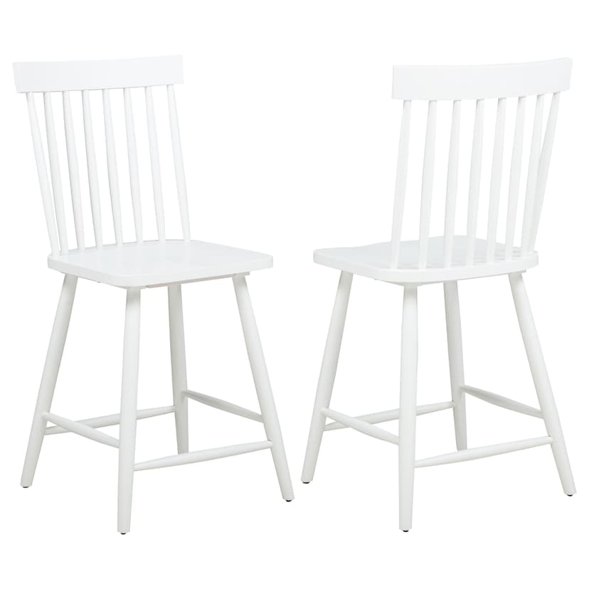 Andrews Windsor Counter Height Dining Side Chair White (Set of 2)