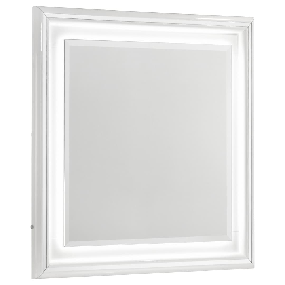 Cassia Dresser Mirror White High Gloss